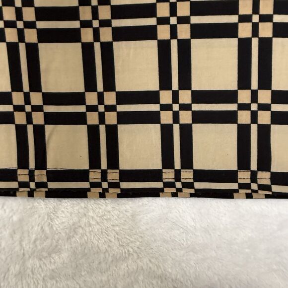 Mlle Gabrielle Tan Black Print Travel Knit Skirt Women's Size 3x Business Casual - Picture 6 of 15